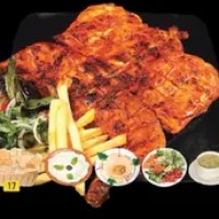 Chicken Charcoal Full (RED) With Rice OR Bread