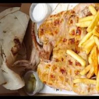 Chicken Afghani Charcoal (non Spicy) with Bread or Rice