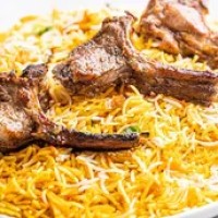 Lamb Chops 3 Pcs With Biryani