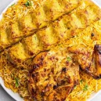 Chicken Kabab + Ch Tikka 1/4 Mix (CH Kabab=2, CH Tikka = 1/4) With Biryani