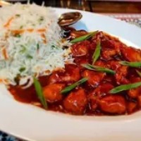 Rice With Chicken Manchurian
